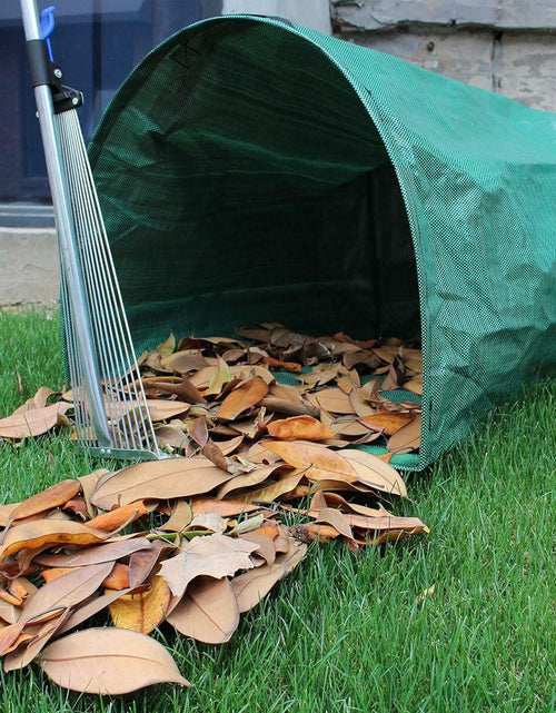Load image into Gallery viewer, Sheporse 2-Pack 53 Gallon Reusable Garden Bags Green Yard Waste Polyethylene
