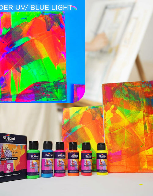 Load image into Gallery viewer, BLUEBIRD Studio Pearlescent Acrylic Paints 6-Pack 0.85oz Each
