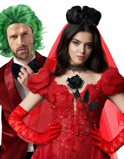 Load image into Gallery viewer, Mepase Halloween Bride Costume Accessories 8 Pcs Red Green Black One Size
