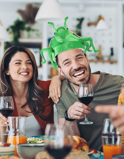 Load image into Gallery viewer, IMIKEYA Green Animal Costume Cartoon Hat Headwear 13x6x6 Inches Size 33x16cm
