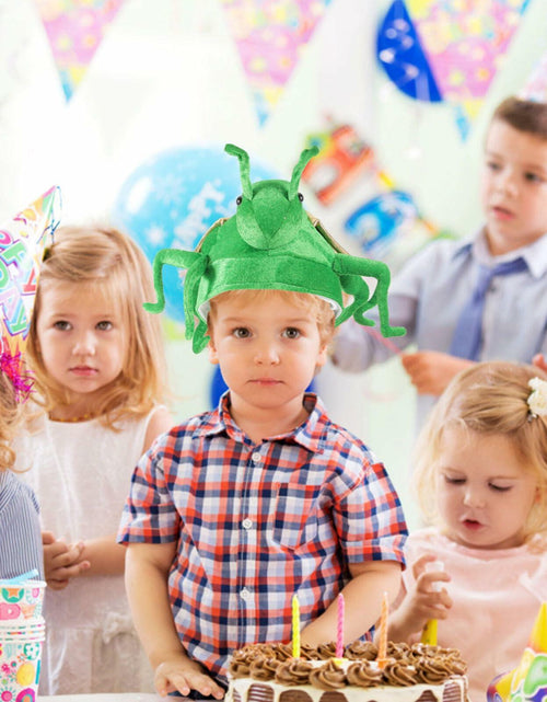 Load image into Gallery viewer, IMIKEYA Green Animal Costume Cartoon Hat Headwear 13x6x6 Inches Size 33x16cm

