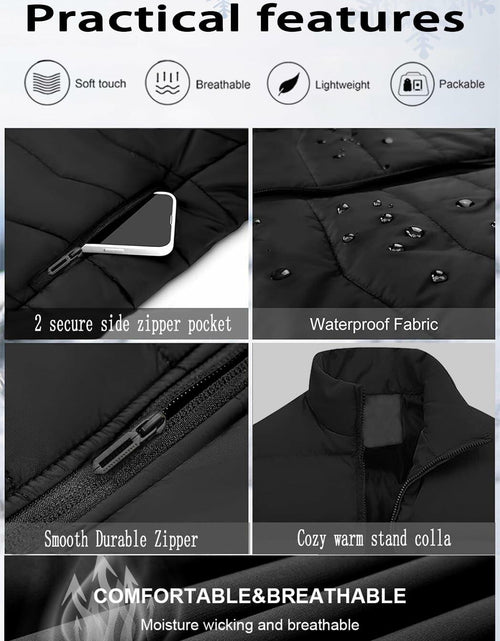 Load image into Gallery viewer, Mlgaril Women Winter Crop Army Green Puffer Vest Lightweight Warm Size S
