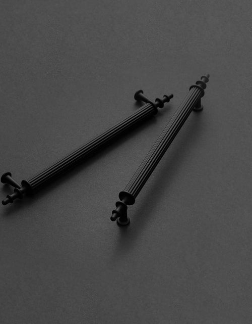 Load image into Gallery viewer, NOKESS 30 Pack 7.9" Matte Black Cabinet Pulls 5" Hole Center Kitchen
