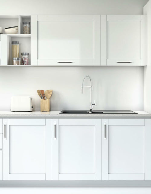 Load image into Gallery viewer, NOKESS 30 Pack 7.9" Matte Black Cabinet Pulls 5" Hole Center Kitchen

