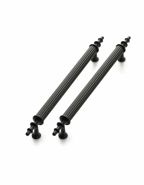 Load image into Gallery viewer, NOKESS 30 Pack 7.9" Matte Black Cabinet Pulls 5" Hole Center Kitchen
