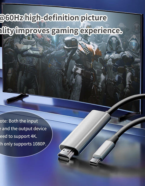 Load image into Gallery viewer, C.CURTING Switch Dock for N/S OLED 4K HDMI USB 3.0 Type C PD Charge Gray 2M

