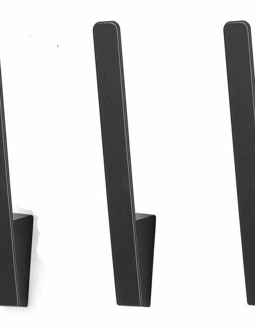 Load image into Gallery viewer, PEDORUBY Wall Mount Hat Rack Hooks for Baseball Caps 3 Pack Black
