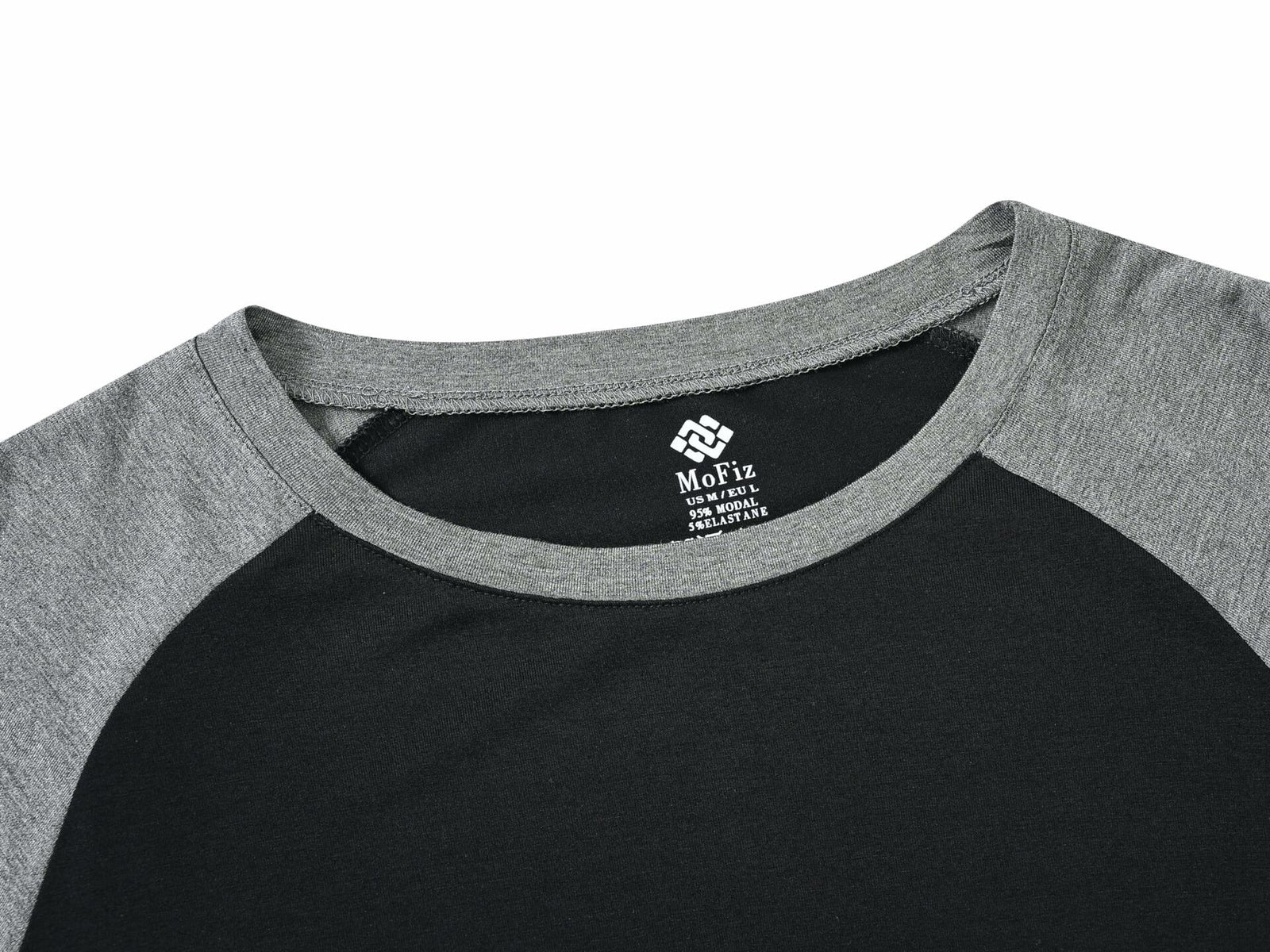 MoFiz Men's Pajama Set Short Sleeve T-Shirt & Shorts Dark Gray/Black Size 2XL