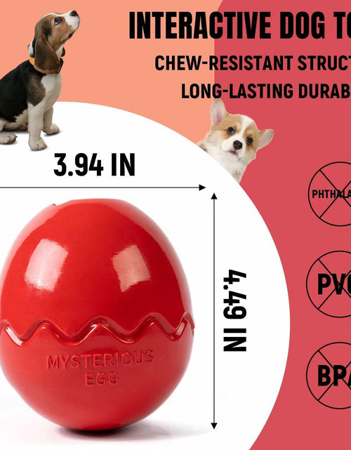 Load image into Gallery viewer, Jestrem Dog Ball Stuffable Chew Toy Treat Dispensing 4.49" Medium Large
