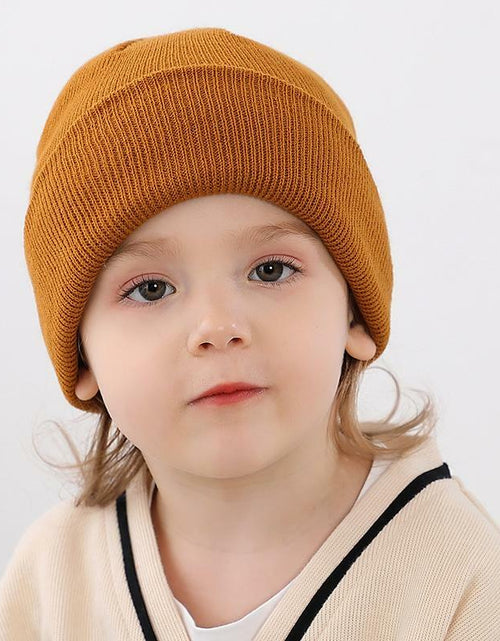 Load image into Gallery viewer, Zion Praiser 2PCS Family Beanie Hat Winter Knitted Warm Caramel Acrylic US 2-6
