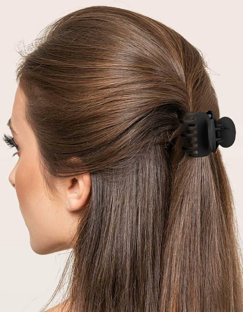Load image into Gallery viewer, Uausyaly 8 Pcs Non-slip Matte French Hair Claw Clips for Women Black Grey
