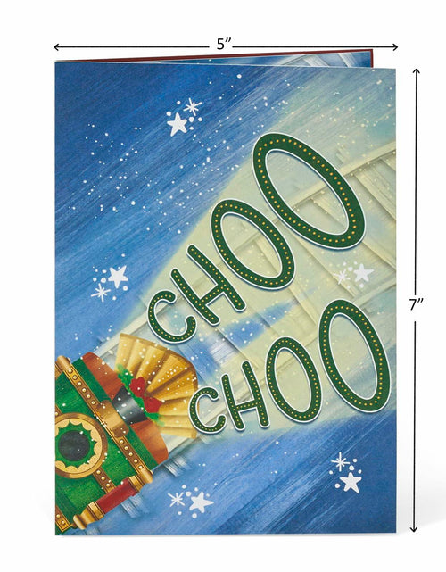 Load image into Gallery viewer, POPWOW Christmas Tree 3D Pop Up Card 5x7 with Envelope &amp; Message Note
