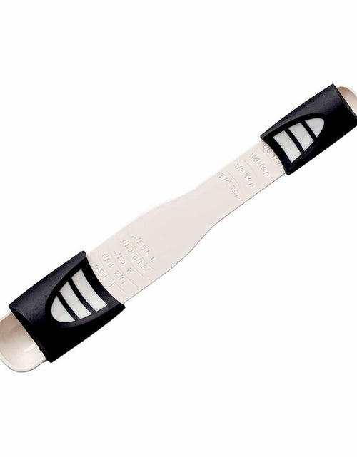 Load image into Gallery viewer, Generic Measuring Spoon Double End Adjustable 1/8 Tsp to 1 Tbsp Black/White

