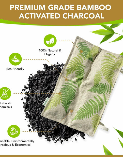 Load image into Gallery viewer, ACKU10 Bamboo Charcoal Odor Absorber for Clothing Closets 1-Pack Off White
