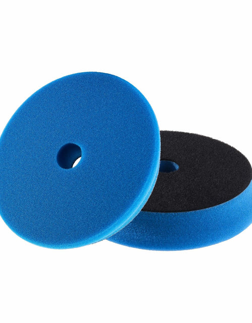 Load image into Gallery viewer, GGTE Light Cut Polishing Pad 6" Face 5" Backing 2Pcs Blue 2-Pack
