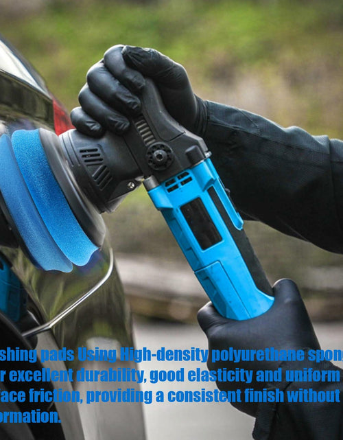 Load image into Gallery viewer, GGTE Light Cut Polishing Pad 6" Face 5" Backing 2Pcs Blue 2-Pack

