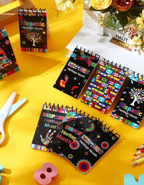 Load image into Gallery viewer, Containlol 48PCS Hispanic Heritage Month Mini Notepads Party Favors 8 Patterns
