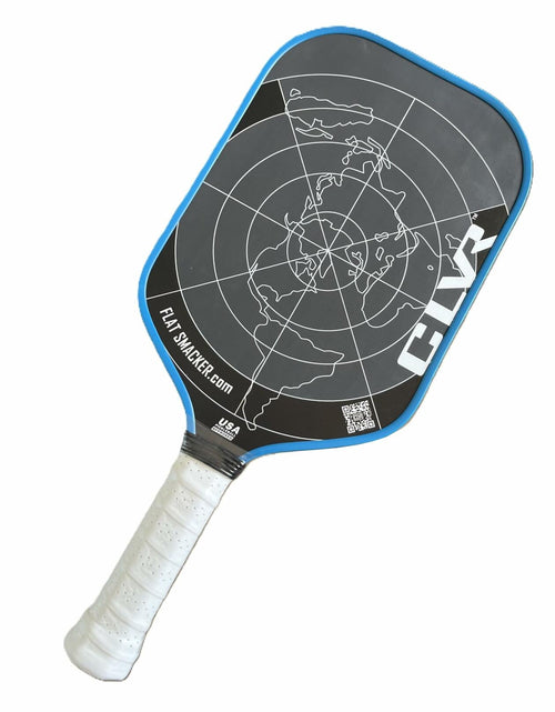 Load image into Gallery viewer, The Flat Smacker Raw Carbon Fiber Pickleball Paddle USAPA Approved
