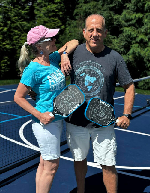 Load image into Gallery viewer, The Flat Smacker Raw Carbon Fiber Pickleball Paddle USAPA Approved
