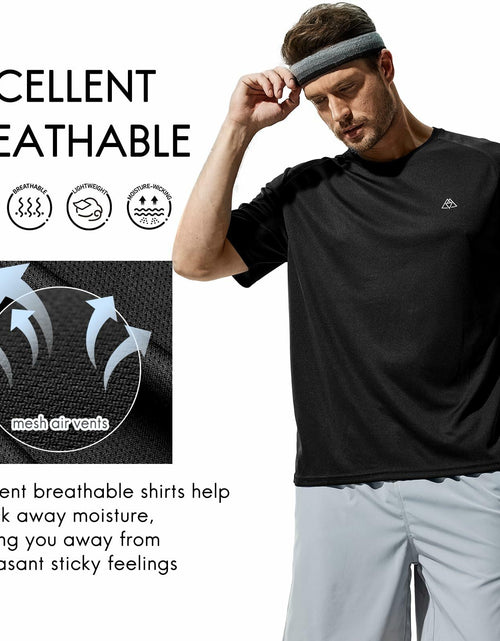 Load image into Gallery viewer, Haimont Men's Quick Dry Active Gym T-Shirt Army Green Size M
