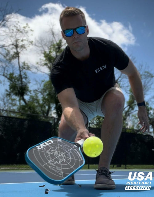 Load image into Gallery viewer, The Flat Smacker Raw Carbon Fiber Pickleball Paddle USAPA Approved

