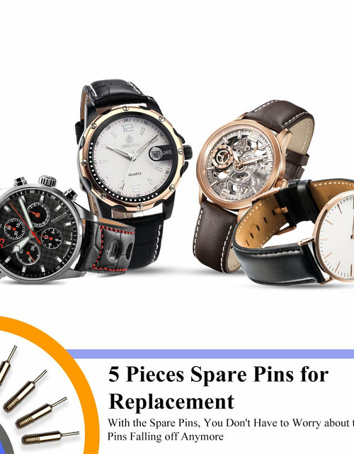 Load image into Gallery viewer, SIXCOLORS Watch Link Band Pin Removal Tool Kit with Spring Bar Tool Blue
