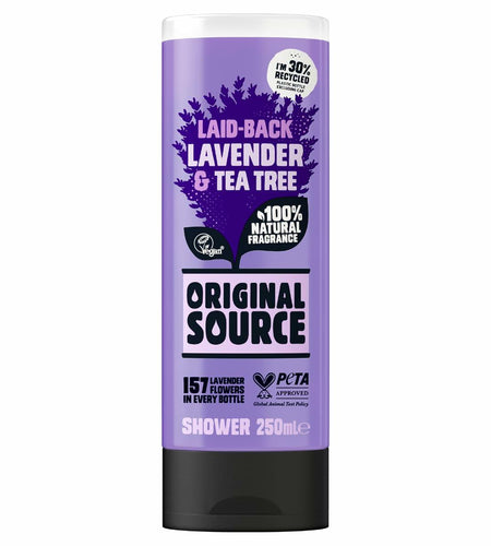 Original Source Lavender Shower Gel 2x250ml Pack All Skin Types