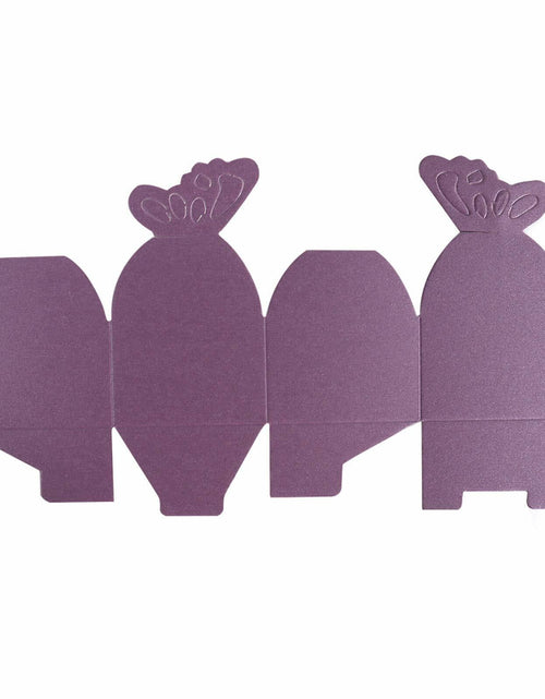 Load image into Gallery viewer, Kslong 50pcs Purple Butterfly Favor Boxes Small Gift Party Decoration
