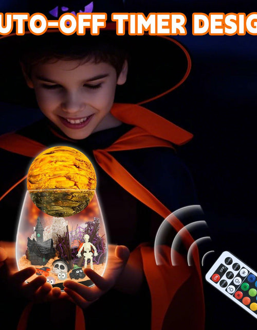 Load image into Gallery viewer, FYHMDC Halloween Light-Up Terrarium Kit LED Night Light Boys Ages 4-12
