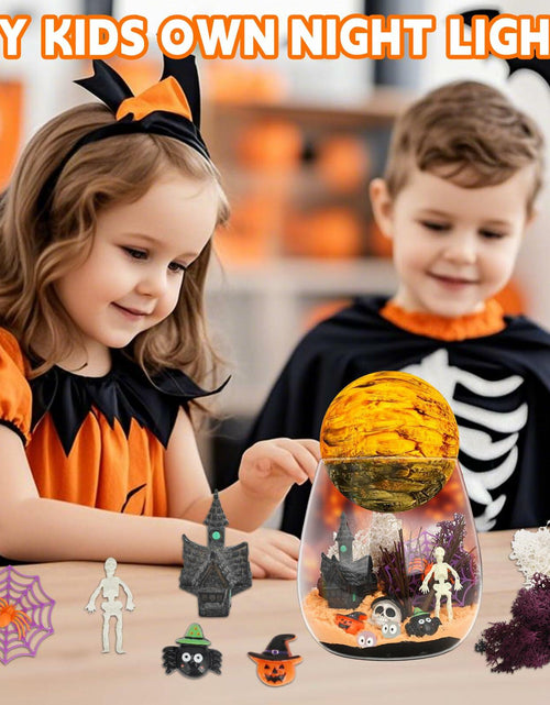 Load image into Gallery viewer, FYHMDC Halloween Light-Up Terrarium Kit LED Night Light Boys Ages 4-12
