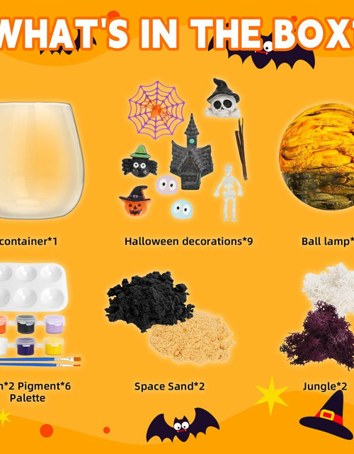 Load image into Gallery viewer, FYHMDC Halloween Light-Up Terrarium Kit LED Night Light Boys Ages 4-12
