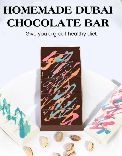 Load image into Gallery viewer, KASHME Chocolate Bar Mold Deep Large Silicone Candy Bar 5 Snap Rectangle
