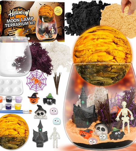 FYHMDC Halloween Light-Up Terrarium Kit LED Night Light Boys Ages 4-12
