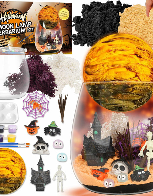 Load image into Gallery viewer, FYHMDC Halloween Light-Up Terrarium Kit LED Night Light Boys Ages 4-12
