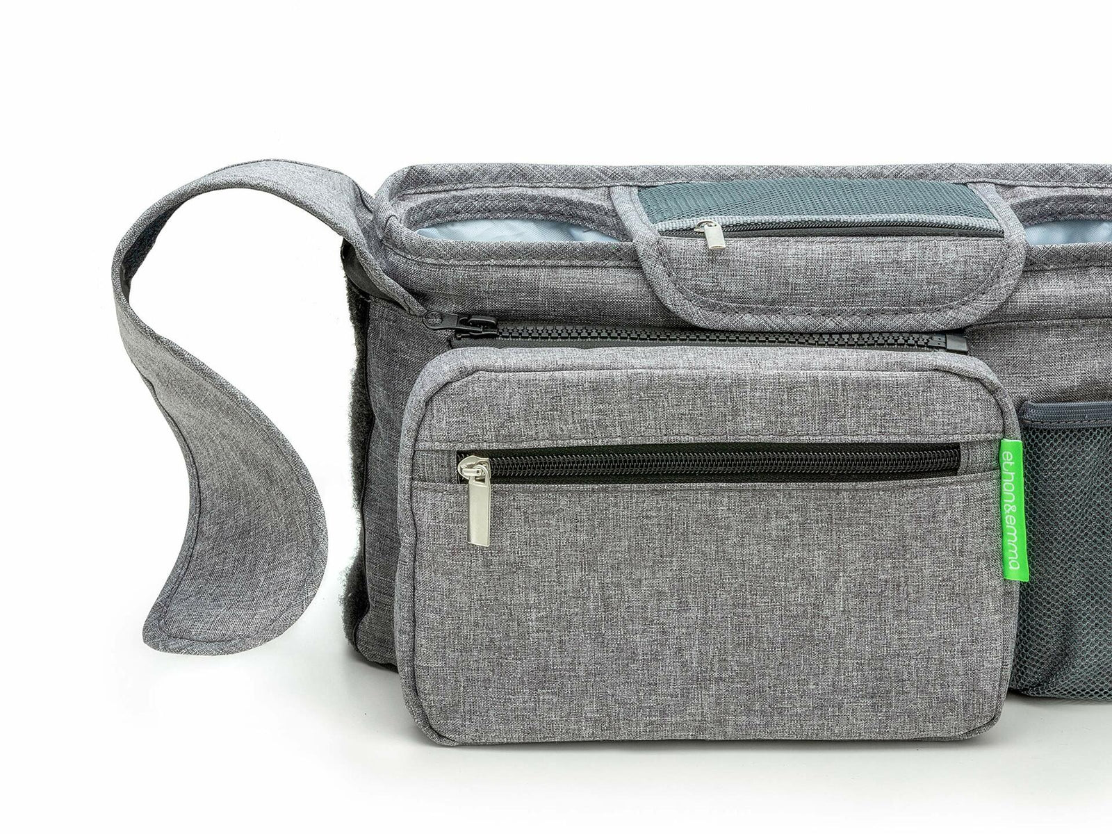 Ethan & Emma Universal Stroller Organizer Insulated Cup Holders Diaper Storage