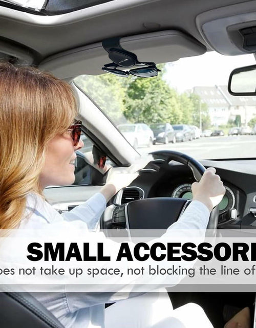 Load image into Gallery viewer, Car Sunglass Holder Tesla Cybertruck 2024-2025 Leather Visor Eyeglass Clip White
