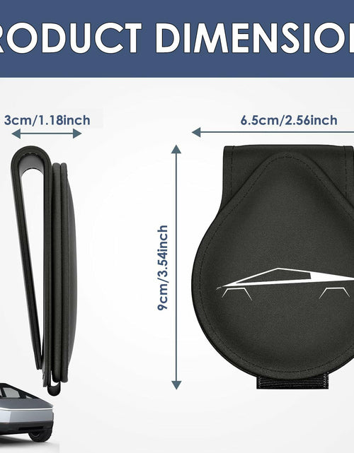 Load image into Gallery viewer, Car Sunglass Holder Tesla Cybertruck 2024-2025 Leather Visor Eyeglass Clip White
