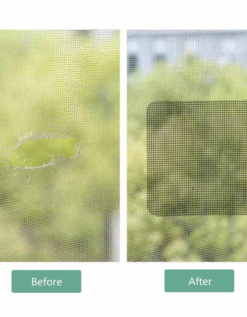 Load image into Gallery viewer, EVKILKJS 30PCS Screen Repair Kit Black Fiberglass Tape Mesh Door Patch
