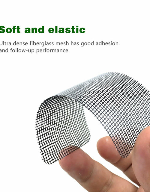 Load image into Gallery viewer, EVKILKJS 30PCS Screen Repair Kit Black Fiberglass Tape Mesh Door Patch
