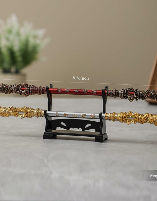 Load image into Gallery viewer, Santiccipa 2pcs Monkey King Staff Golden Cudgel Home Decor Small
