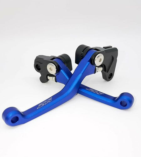 Generic Pivot Brake Clutch Levers Yamaha YZ65-450F Motorcycle Blue