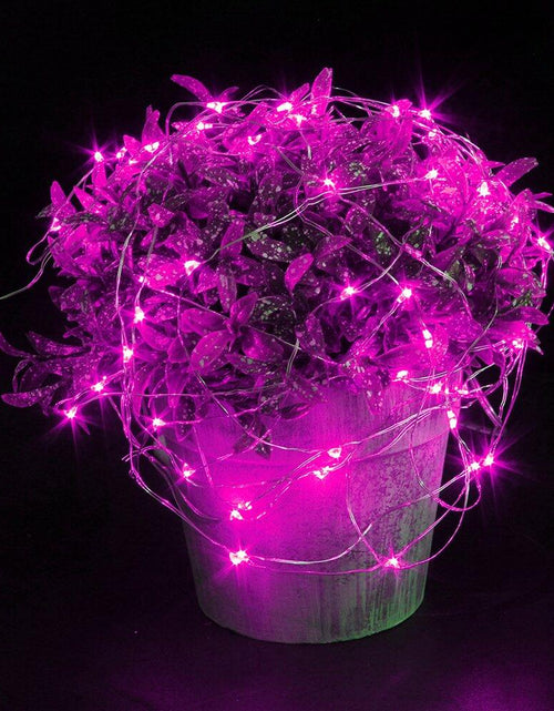 Load image into Gallery viewer, CYLAPEX 6 Pack Pink Fairy Lights String Battery Operated 3.3ft 20 LEDs
