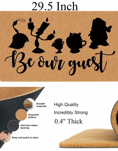 Load image into Gallery viewer, XLQHYH Funny Doormat Front Door Mat Brown 29.5x17 inch High Pile
