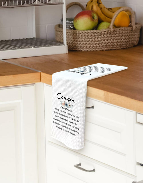Load image into Gallery viewer, TAEDIN Cousin Gifts Kitchen Towels 16x24in Decorative Absorbent Tea Towel
