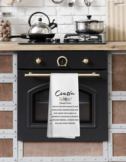 Load image into Gallery viewer, TAEDIN Cousin Gifts Kitchen Towels 16x24in Decorative Absorbent Tea Towel
