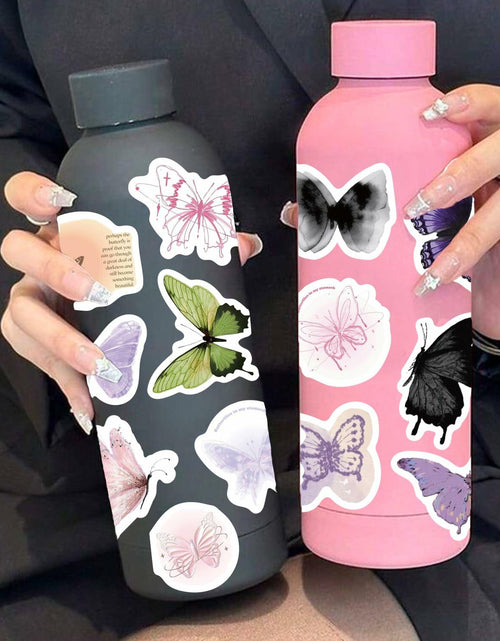 Load image into Gallery viewer, Sunvalley Butterfly Stickers 100 PCS Assorted Vinyl Waterproof Cute Aesthetic

