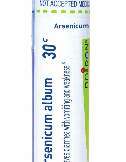 Load image into Gallery viewer, Boiron Arsenicum Album 30C Homeopathic Medicine for Food Poisoning 80 Pellets
