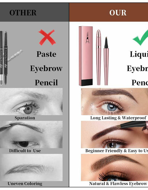 Load image into Gallery viewer, YIWANLLE 3D Microblading Eyebrow Tattoo Pencil Waterproof C-Gray 1 Count
