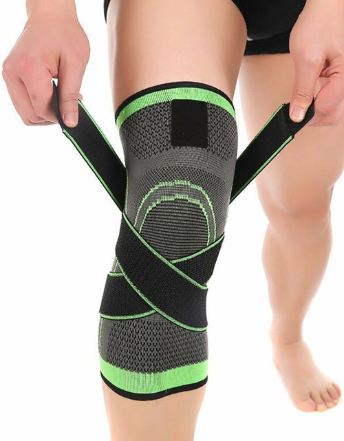 Load image into Gallery viewer, ASOONYUM Knee Sleeve Compression Support Pain Relief Green Single XX-Large
