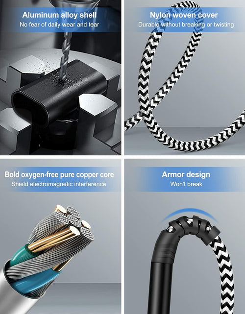 Load image into Gallery viewer, esbeecables Apple iPhone Lightning to 3.5mm Aux Cable Silver 3.3ft
